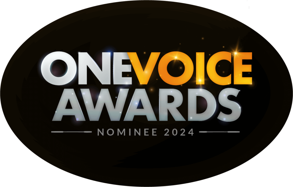 One Voice award badge